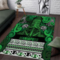 Aotearoa Iwi Ngati Maniapoto Area Rug Maori Wharenui House Tribal Pattern