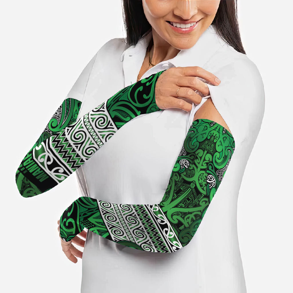 Aotearoa Iwi Ngati Maniapoto Arm Sleeves Maori Wharenui House Tribal Pattern