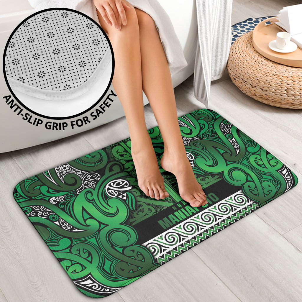 Aotearoa Iwi Ngati Maniapoto Bathroom Set Maori Wharenui House Tribal Pattern