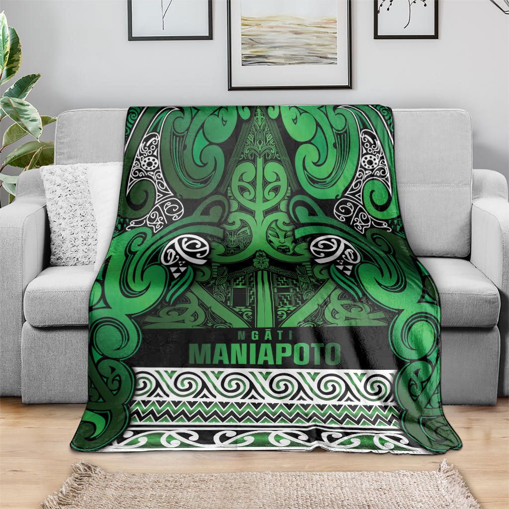 Aotearoa Iwi Ngati Maniapoto Blanket Maori Wharenui House Tribal Pattern