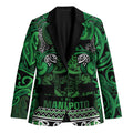 Aotearoa Iwi Ngati Maniapoto Blazer Maori Wharenui House Tribal Pattern