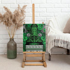 Aotearoa Iwi Ngati Maniapoto Canvas Wall Art Maori Wharenui House Tribal Pattern