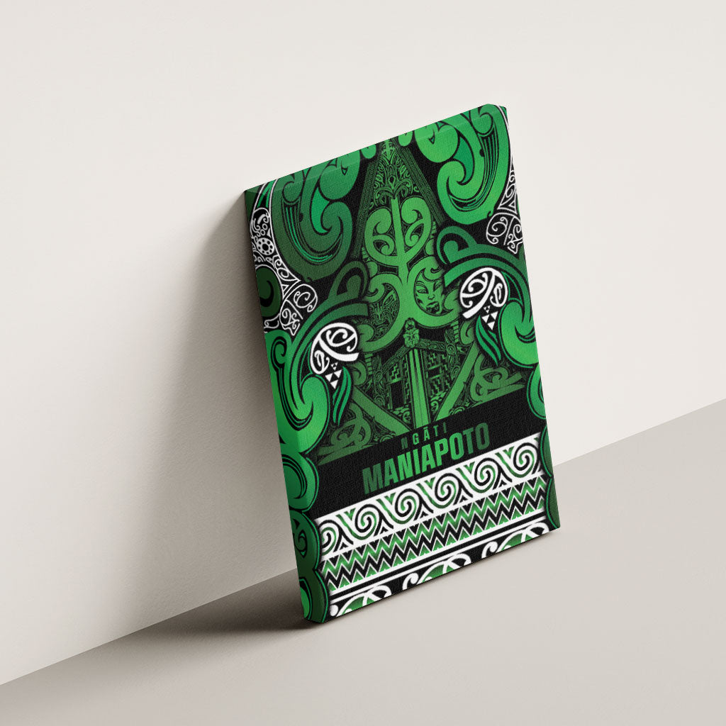 Aotearoa Iwi Ngati Maniapoto Canvas Wall Art Maori Wharenui House Tribal Pattern