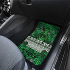 Aotearoa Iwi Ngati Maniapoto Car Mats Maori Wharenui House Tribal Pattern