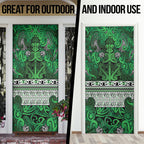 Aotearoa Iwi Ngati Maniapoto Door Cover Maori Wharenui House Tribal Pattern