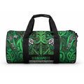 Aotearoa Iwi Ngati Maniapoto Duffle Bag Maori Wharenui House Tribal Pattern