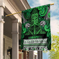 Aotearoa Iwi Ngati Maniapoto Garden Flag Maori Wharenui House Tribal Pattern