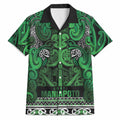 Aotearoa Iwi Ngati Maniapoto Hawaiian Shirt Maori Wharenui House Tribal Pattern