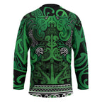 Aotearoa Iwi Ngati Maniapoto Hockey Jersey Maori Wharenui House Tribal Pattern
