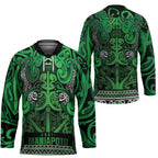 Aotearoa Iwi Ngati Maniapoto Hockey Jersey Maori Wharenui House Tribal Pattern