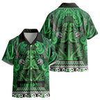 Aotearoa Iwi Ngati Maniapoto Kid Hawaiian Shirt Maori Wharenui House Tribal Pattern