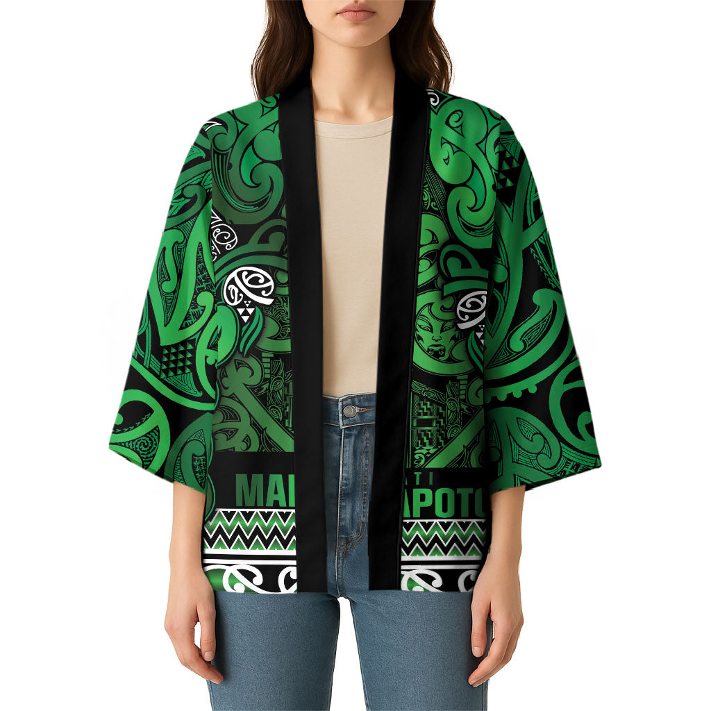 Aotearoa Iwi Ngati Maniapoto Kimono Maori Wharenui House Tribal Pattern