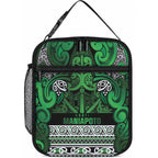 Aotearoa Iwi Ngati Maniapoto Lunch Bag Maori Wharenui House Tribal Pattern