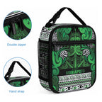 Aotearoa Iwi Ngati Maniapoto Lunch Bag Maori Wharenui House Tribal Pattern