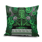 Aotearoa Iwi Ngati Maniapoto Pillow Cover Maori Wharenui House Tribal Pattern