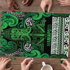 Aotearoa Iwi Ngati Maniapoto Puzzle Maori Wharenui House Tribal Pattern