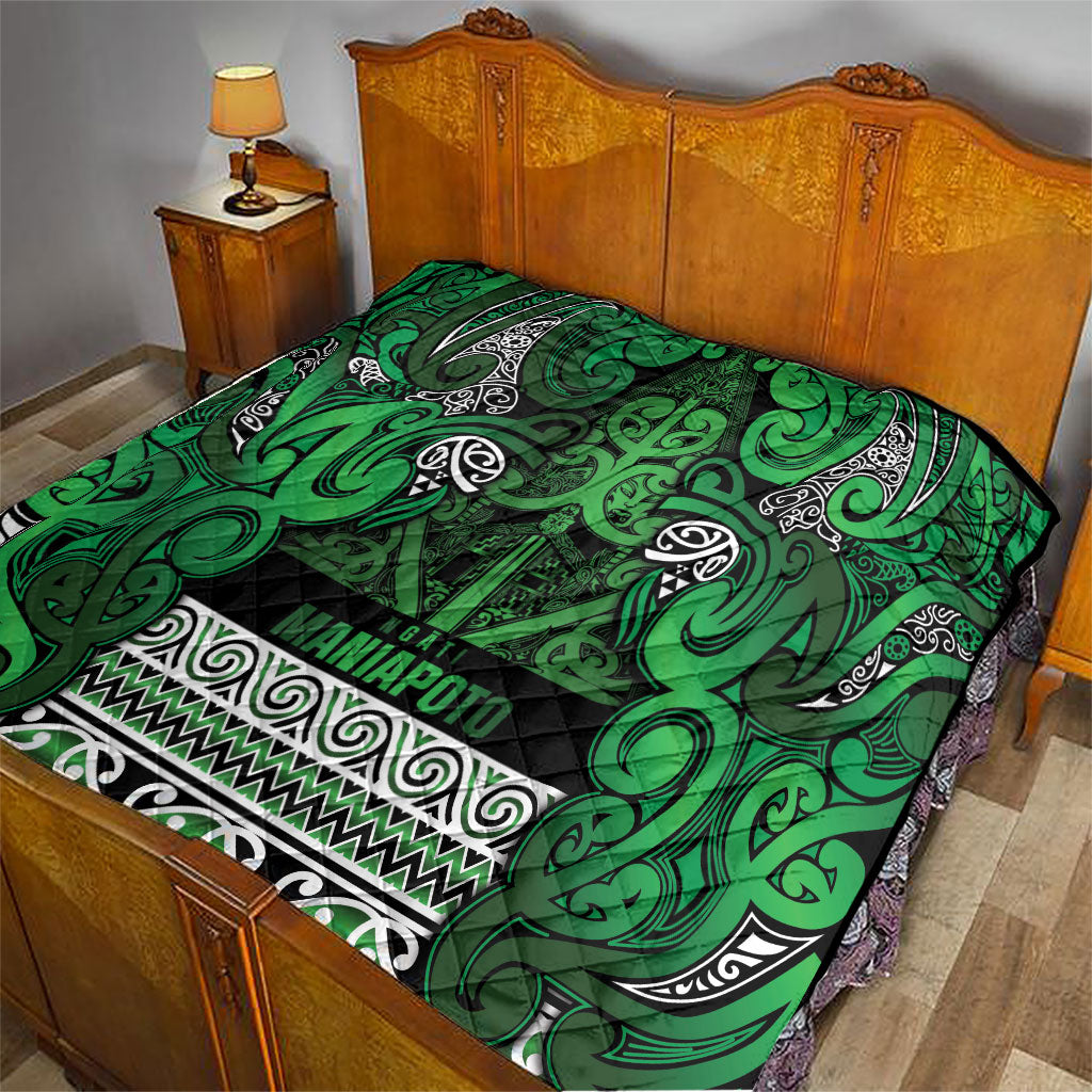 Aotearoa Iwi Ngati Maniapoto Quilt Maori Wharenui House Tribal Pattern