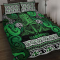 Aotearoa Iwi Ngati Maniapoto Quilt Bed Set Maori Wharenui House Tribal Pattern