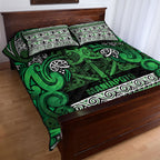 Aotearoa Iwi Ngati Maniapoto Quilt Bed Set Maori Wharenui House Tribal Pattern