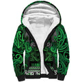 Aotearoa Iwi Ngati Maniapoto Sherpa Hoodie Maori Wharenui House Tribal Pattern
