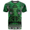 Aotearoa Iwi Ngati Maniapoto T Shirt Maori Wharenui House Tribal Pattern