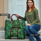 Aotearoa Iwi Ngati Maniapoto Travel Bag Maori Wharenui House Tribal Pattern