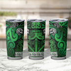 Aotearoa Iwi Ngati Maniapoto Tumbler Cup Maori Wharenui House Tribal Pattern