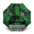 Aotearoa Iwi Ngati Maniapoto Umbrella Maori Wharenui House Tribal Pattern