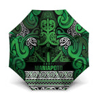 Aotearoa Iwi Ngati Maniapoto Umbrella Maori Wharenui House Tribal Pattern