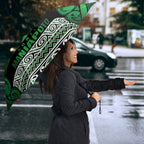 Aotearoa Iwi Ngati Maniapoto Umbrella Maori Wharenui House Tribal Pattern