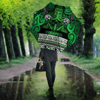 Aotearoa Iwi Ngati Maniapoto Umbrella Maori Wharenui House Tribal Pattern