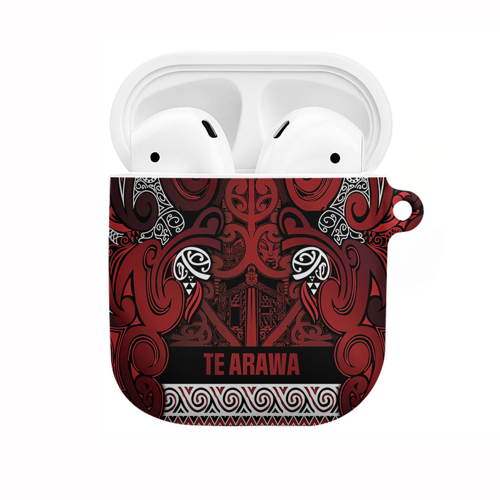 Aotearoa Iwi Te Arawa AirPods Case Maori Wharenui House Tribal Pattern