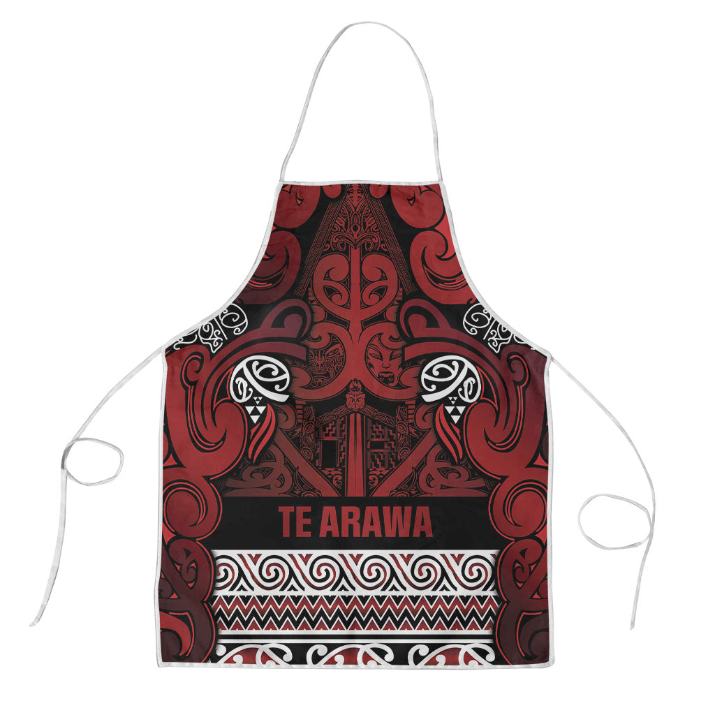 Aotearoa Iwi Te Arawa Apron Maori Wharenui House Tribal Pattern