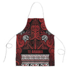 Aotearoa Iwi Te Arawa Apron Maori Wharenui House Tribal Pattern