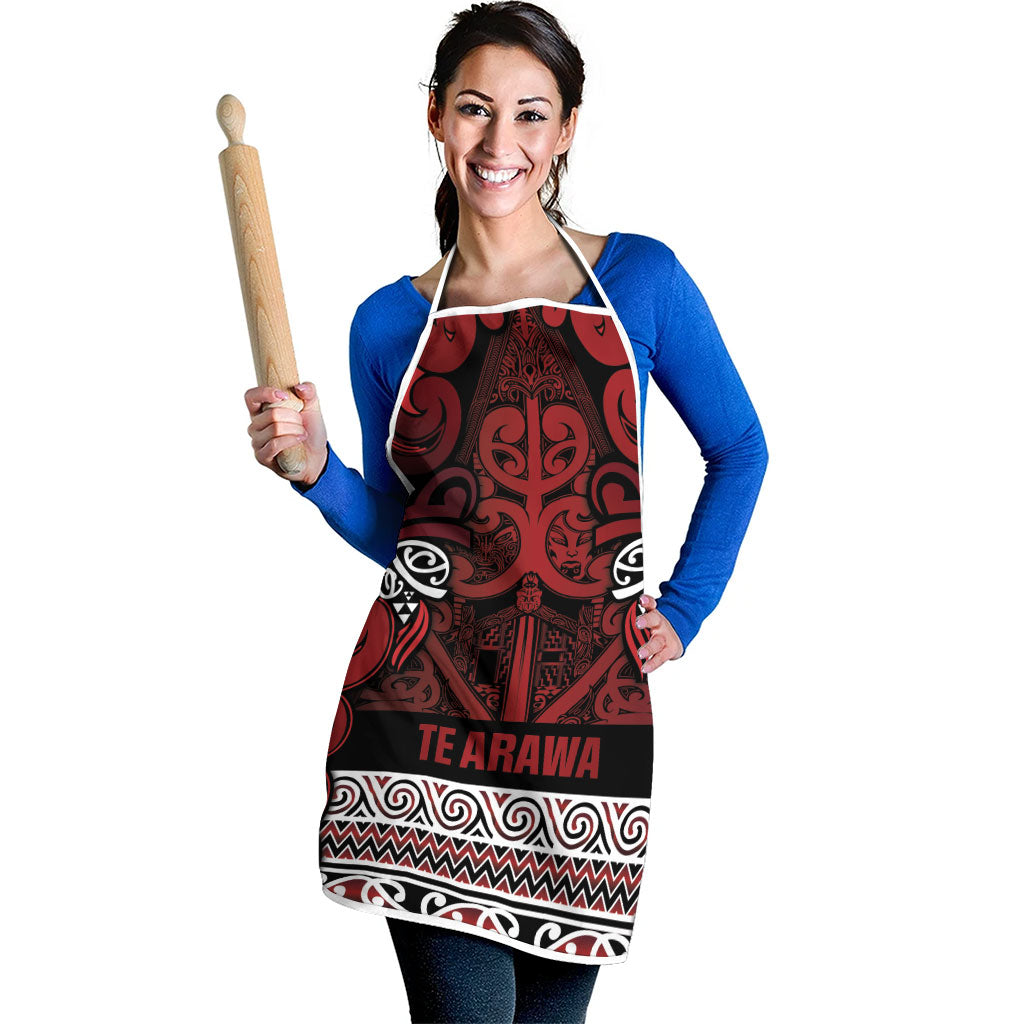 Aotearoa Iwi Te Arawa Apron Maori Wharenui House Tribal Pattern