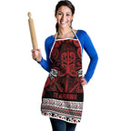 Aotearoa Iwi Te Arawa Apron Maori Wharenui House Tribal Pattern