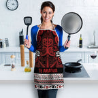 Aotearoa Iwi Te Arawa Apron Maori Wharenui House Tribal Pattern