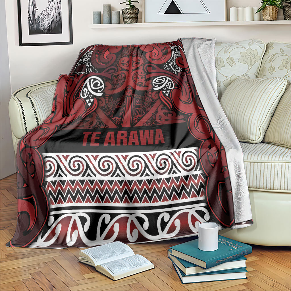 Aotearoa Iwi Te Arawa Blanket Maori Wharenui House Tribal Pattern