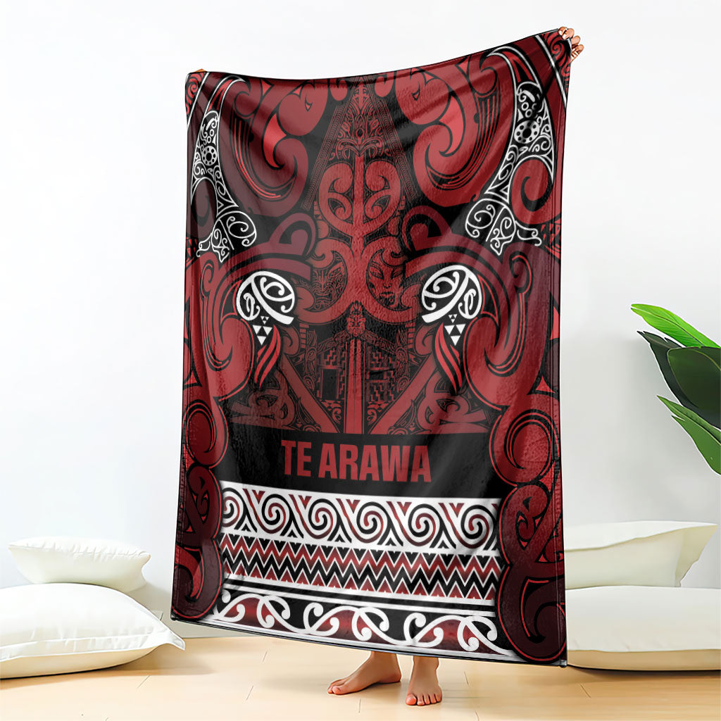 Aotearoa Iwi Te Arawa Blanket Maori Wharenui House Tribal Pattern
