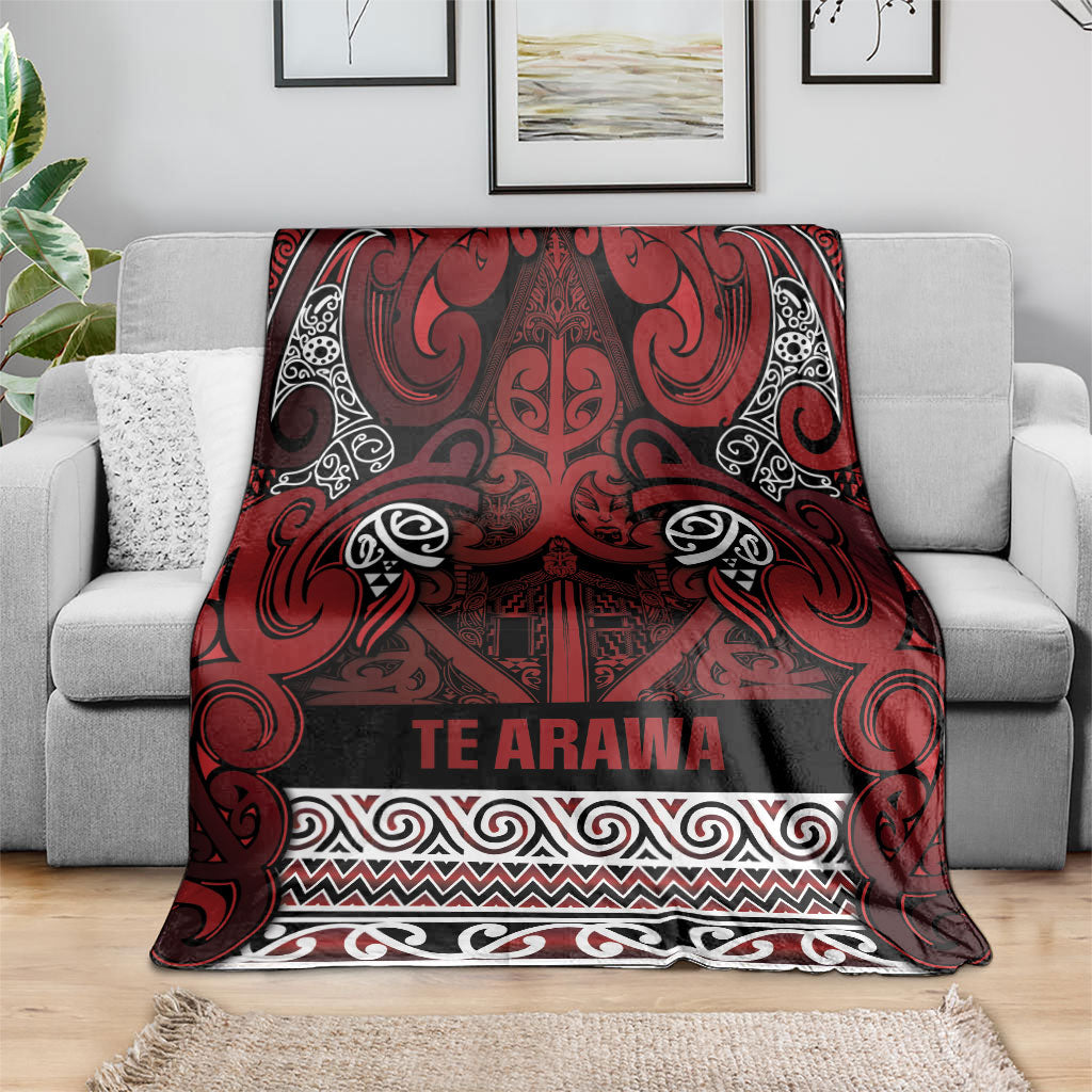 Aotearoa Iwi Te Arawa Blanket Maori Wharenui House Tribal Pattern