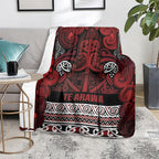 Aotearoa Iwi Te Arawa Blanket Maori Wharenui House Tribal Pattern