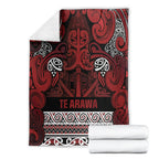 Aotearoa Iwi Te Arawa Blanket Maori Wharenui House Tribal Pattern