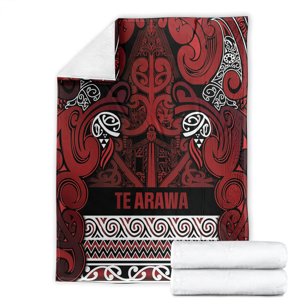 Aotearoa Iwi Te Arawa Blanket Maori Wharenui House Tribal Pattern