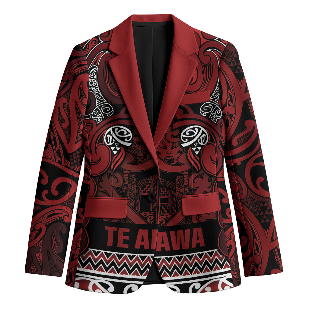 Aotearoa Iwi Te Arawa Blazer Maori Wharenui House Tribal Pattern
