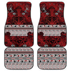 Aotearoa Iwi Te Arawa Car Mats Maori Wharenui House Tribal Pattern