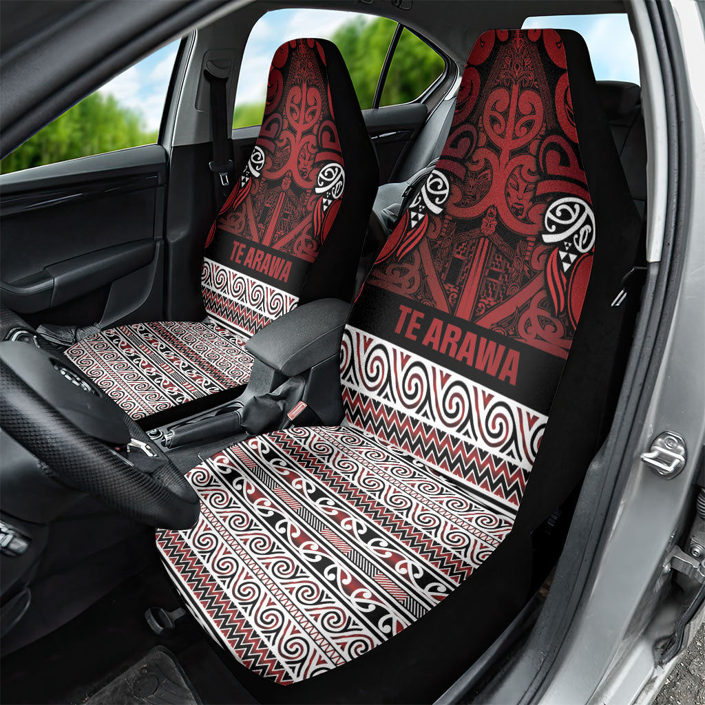 Aotearoa Iwi Te Arawa Car Seat Cover Maori Wharenui House Tribal Pattern