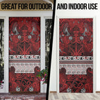 Aotearoa Iwi Te Arawa Door Cover Maori Wharenui House Tribal Pattern