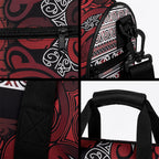 Aotearoa Iwi Te Arawa Duffle Bag Maori Wharenui House Tribal Pattern