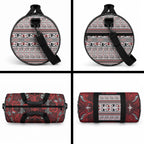 Aotearoa Iwi Te Arawa Duffle Bag Maori Wharenui House Tribal Pattern