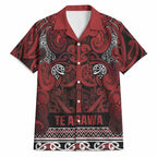 Aotearoa Iwi Te Arawa Hawaiian Shirt Maori Wharenui House Tribal Pattern